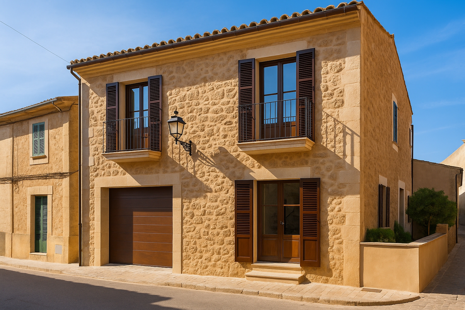 KI generiertes Bild von einer möglichen Immobilie im Stadtzentrum von Arta