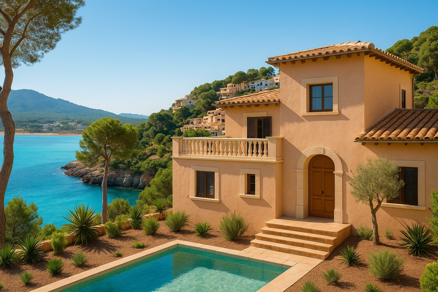 Ki generierte Villa in Canyamel