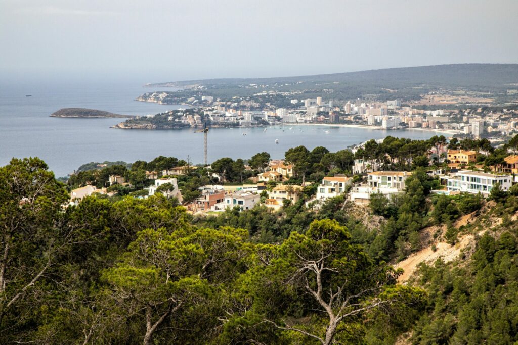 Blick über Costa d'en Blanes