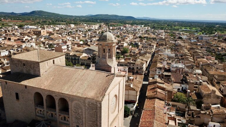 Luftaufnahme Llucmajor Kirche San Miguel