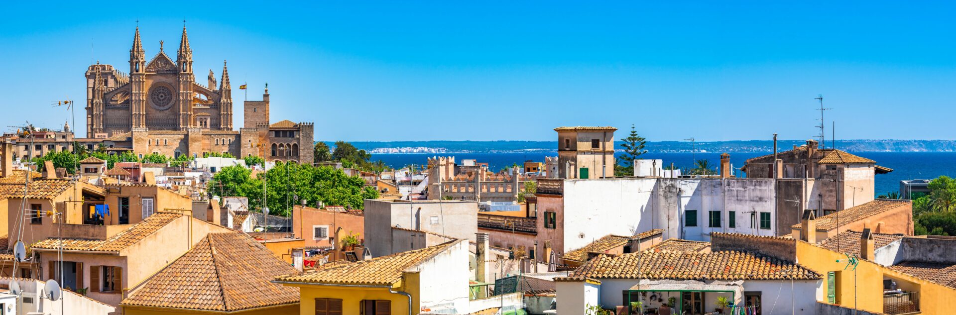 Panorama der Innenstadt von Palma