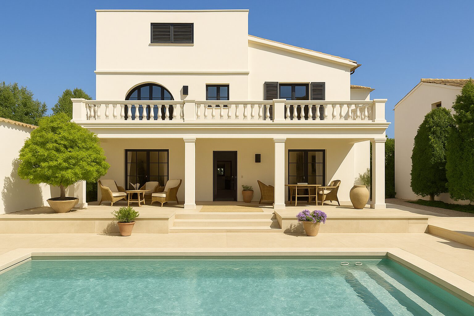 KI generiertes Bild eines Hauses in Palma