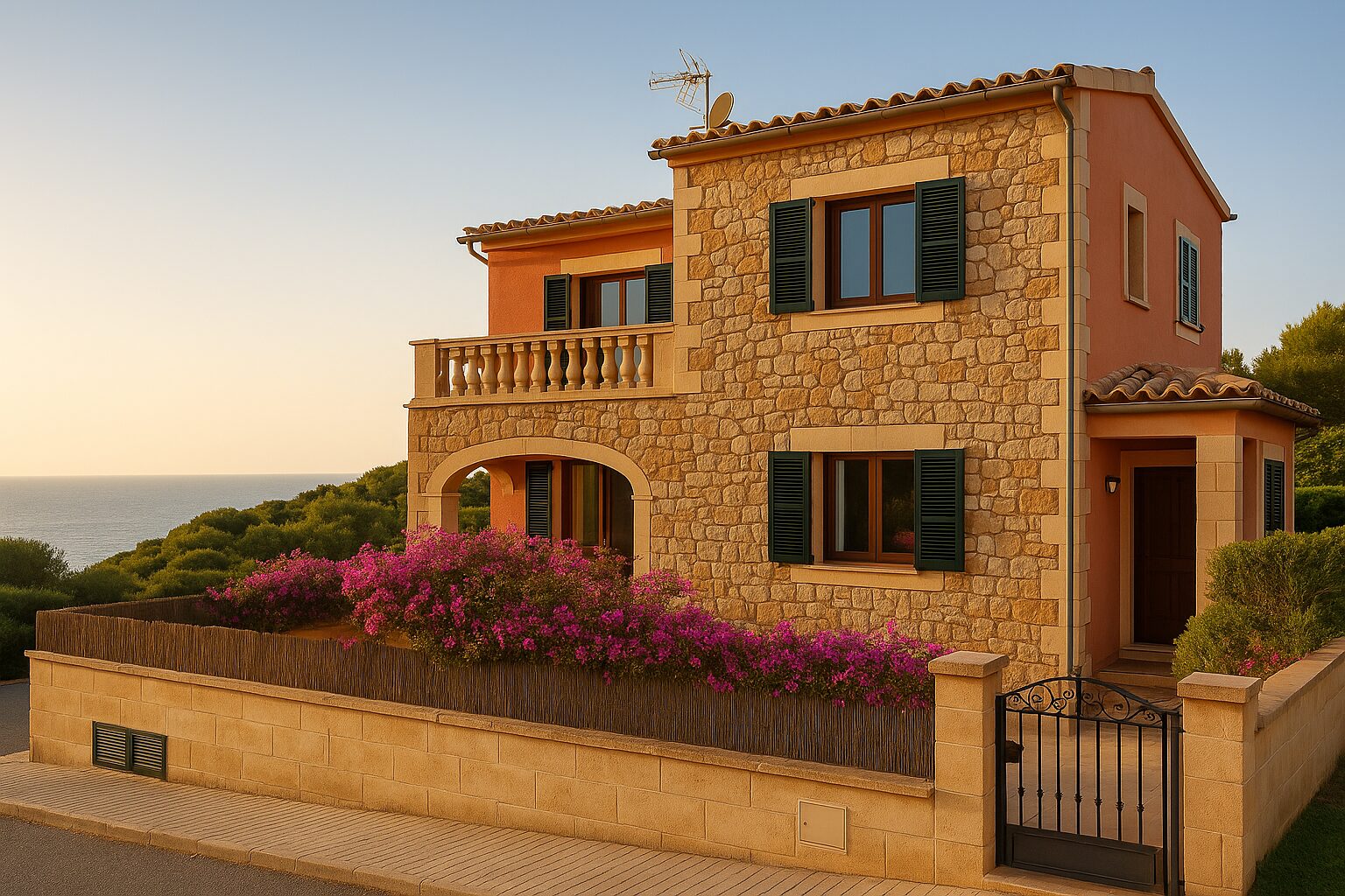 Ki generierte Villa in Porto Cristo