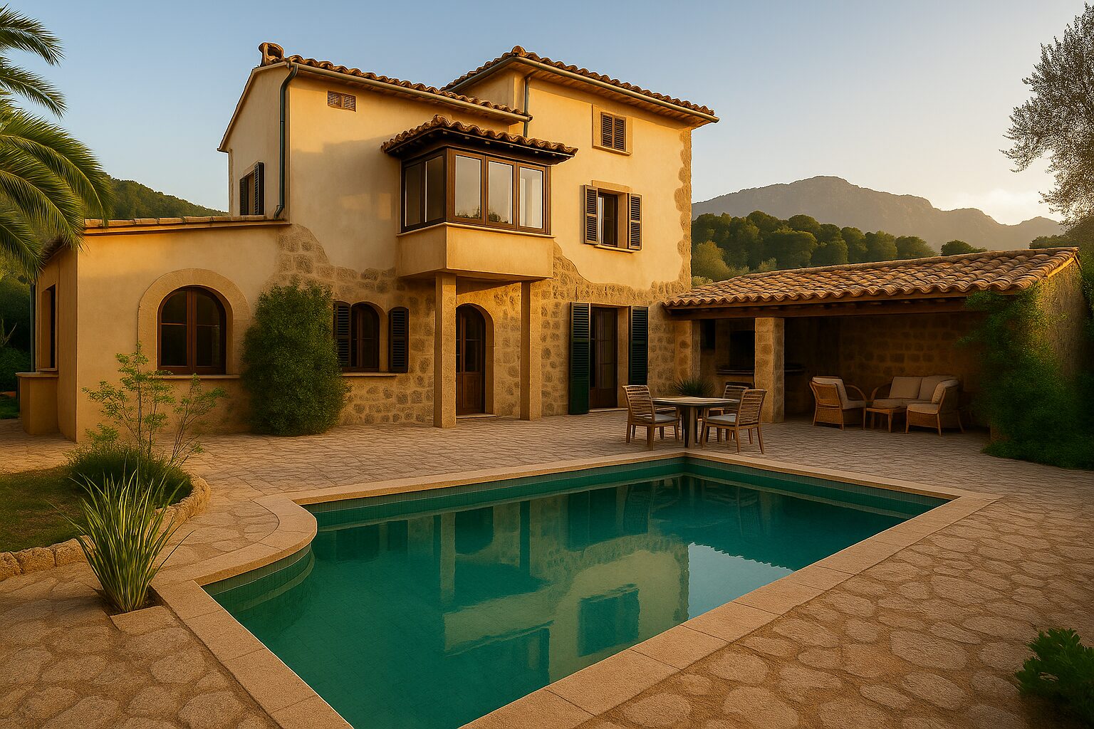 Villa in Sóller (KI generiert)